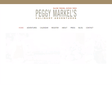 Tablet Screenshot of peggymarkel.com